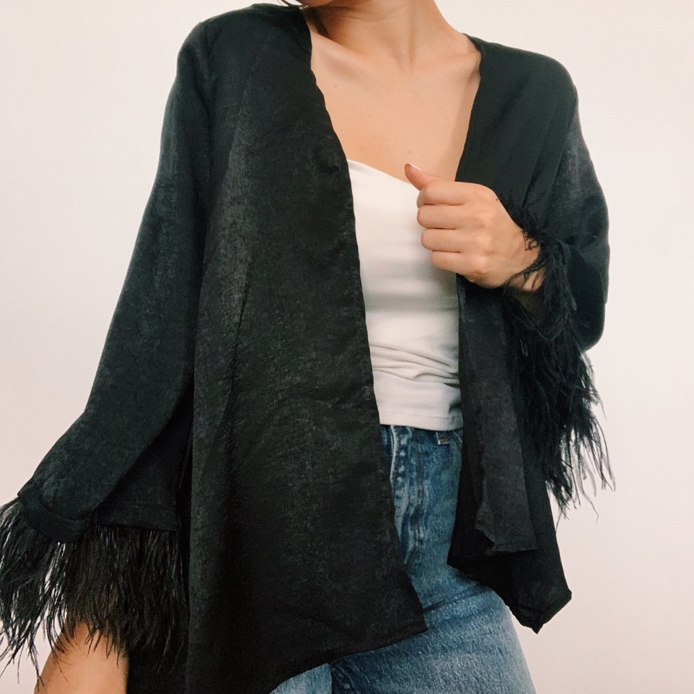 Feathery Kimono